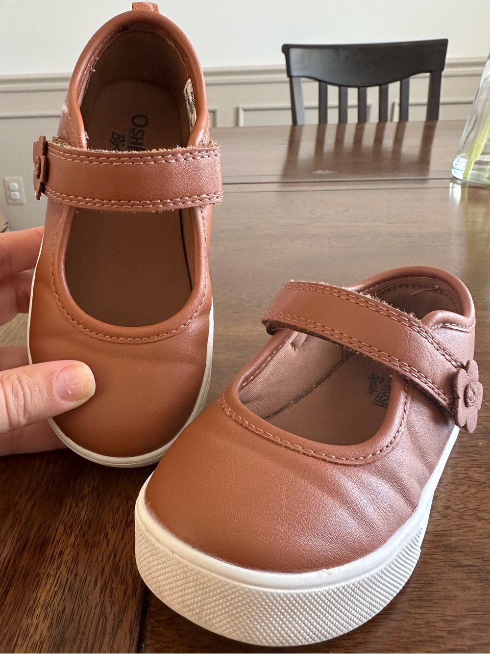 OshKosh B'gosh Toddler Girls' Brown Mary Jane Sneakers